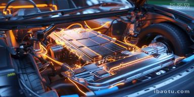 新能源汽车充电电池模组镜头合集
